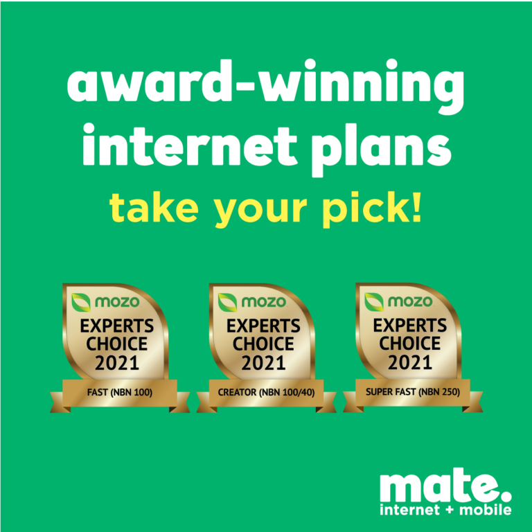 MATE wins three Mozo broadband awards